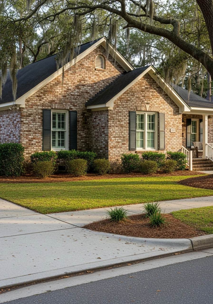 Quality work being completed on a Guyton property, showing professional care and attention.