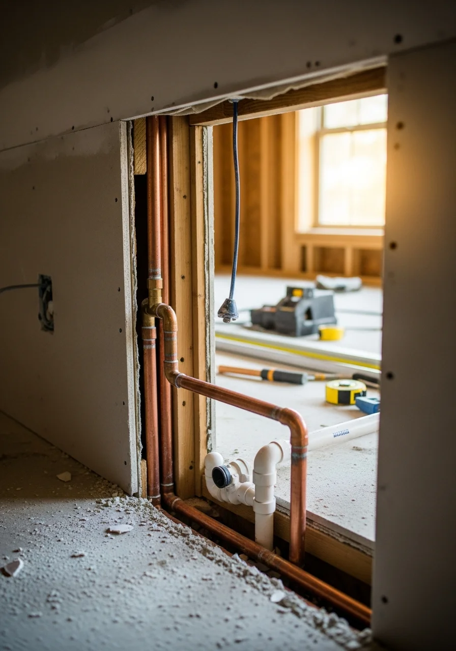 Skilled work being performed on a Rincon property, demonstrating attention to detail and craftsmanship.